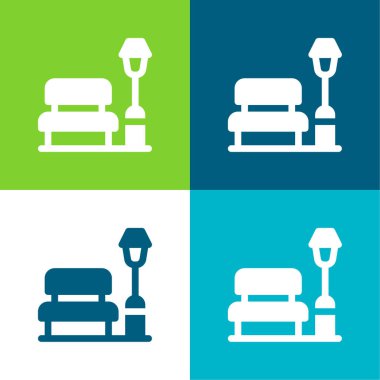 Benç Düz 4 renk en küçük simge kümesi