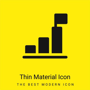 Çubuk Çizelgesi en az sarı malzeme simgesi