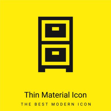 Archives minimal bright yellow material icon clipart
