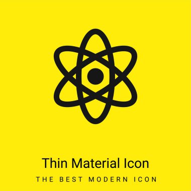 Atom minimal parlak madde simgesi