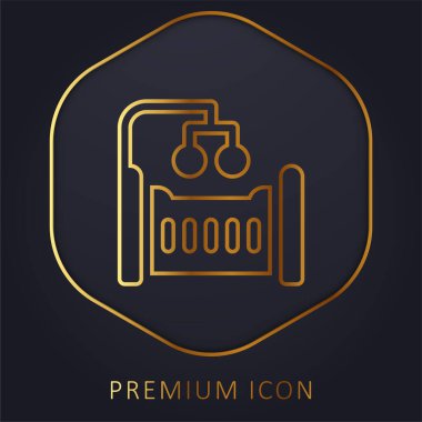 Bebek Beşiği Altın Hat prim logosu veya simgesi