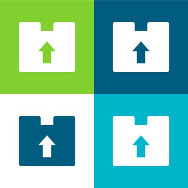 Kutu Düzlüğü 4 renk en küçük simge kümesi