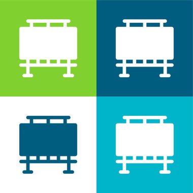 Billboard Düz Renk en az simge seti