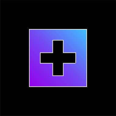 Bu mavi gradyan vektör simgesini ekle