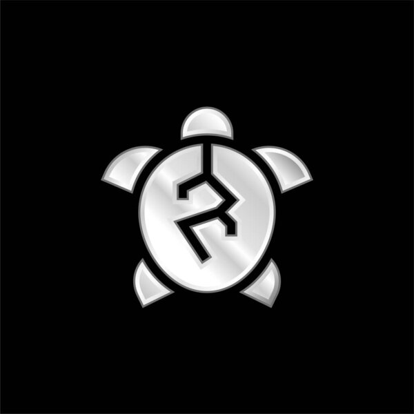 Зверинец серебристый металлический