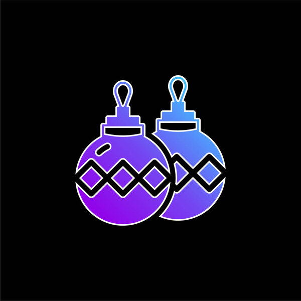 Значок голубого градиента