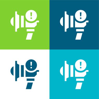 Düz Düz Renk simgesi setini uyar