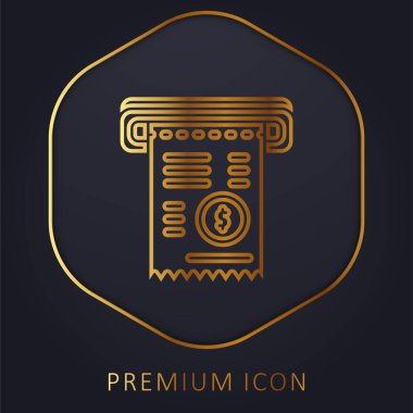 Bill Golden Line premium logosu veya simgesi