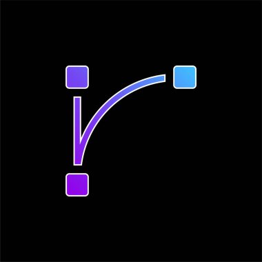 Ark mavi gradyan vektör simgesi