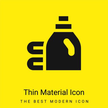 Bleach minimal bright yellow material icon clipart