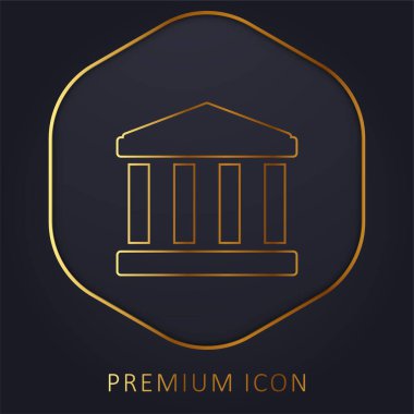 Antika Bina Altın Hat prim logosu veya simgesi