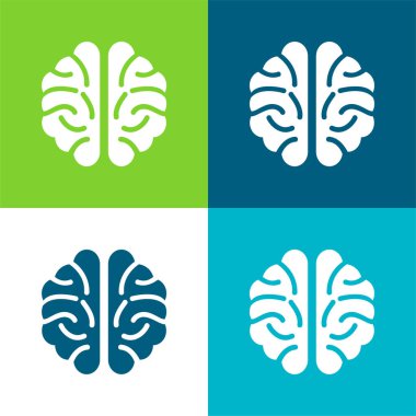 Beyin Düzlüğü 4 renk en küçük simge kümesi