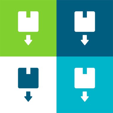 Kutu Düzlüğü 4 renk en küçük simge kümesi