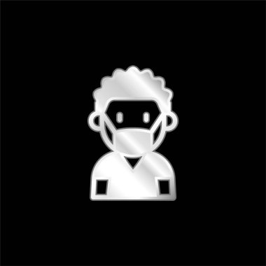 Gümüş kaplama metalik simge