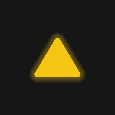 Beyazlatıcı sarı parlak neon simgesi