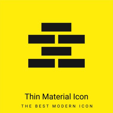 Tuğla Duvar en az parlak sarı malzeme simgesi