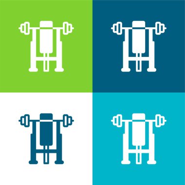 Benç Düz 4 renk en küçük simge kümesi