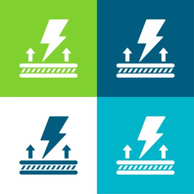 Antistatik Kumaş Düz Renk en az simge kümesi