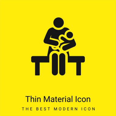 Emzirme asgari düzeyde parlak sarı madde simgesi