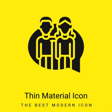 En düşük düzeyde parlak sarı madde simgesi