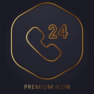 24 Saat Altın Hat prim logosunu veya simgesini destekle