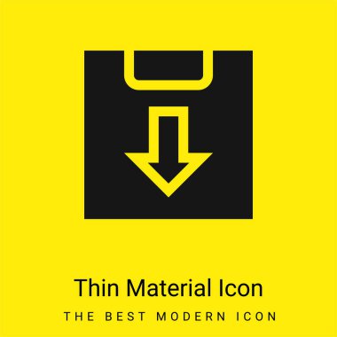 En küçük parlak sarı madde simgesini arşivle