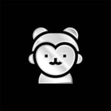 Gümüş kaplama metalik simge