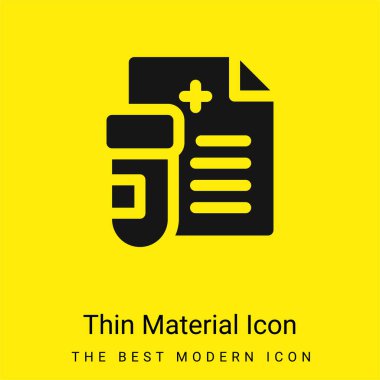 Kan Testi en az parlak sarı madde simgesi