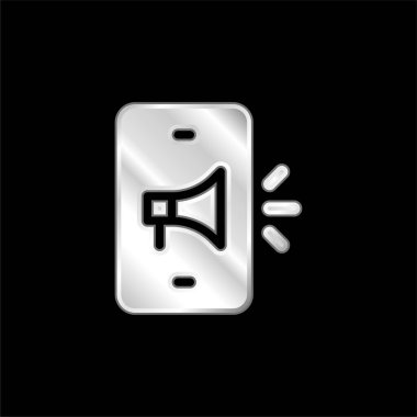 Reklam gümüş kaplama metalik simge