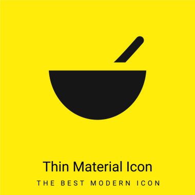 Asgari düzeyde parlak sarı malzeme simgesi