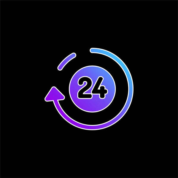 Значок вектора синего градиента