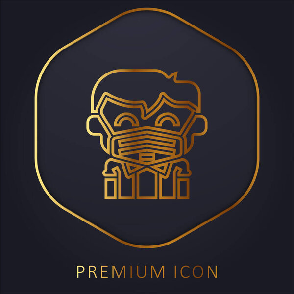 Логотип или иконка золотой линии