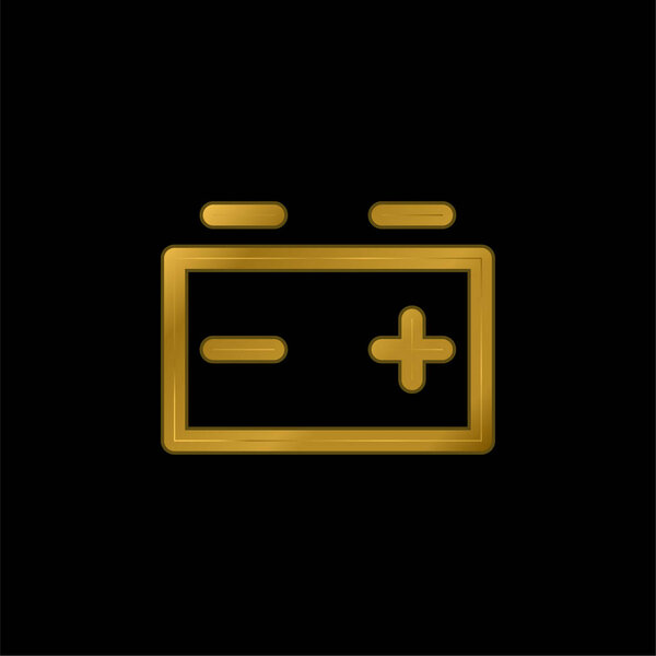 Металлическая иконка или вектор логотипа