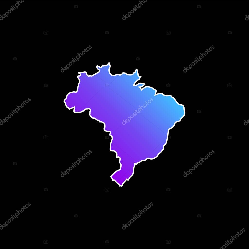 Black blue gradient vector icon