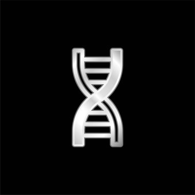 Biyoloji gümüş kaplama metalik simge