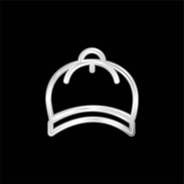 Bebek Şapkası gümüş kaplama metalik simge