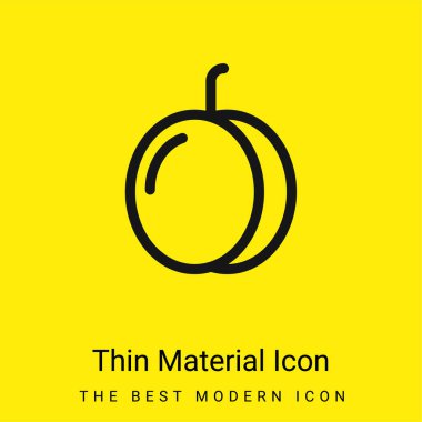 Kayısı en az parlak sarı madde simgesi