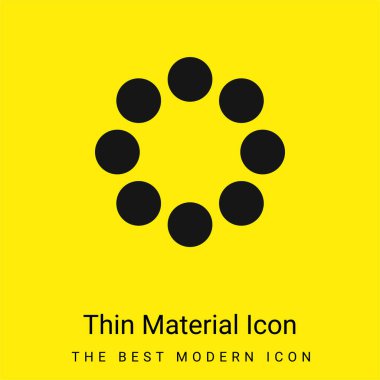 Asgari düzeyde parlak sarı madde simgesi