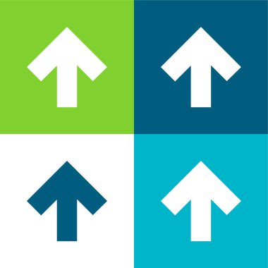 Düz Düz Düz Oku Gösterme En düşük simge kümesi