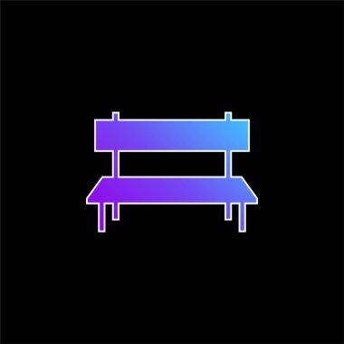 Mavi eğimli vektör simgesini sırala