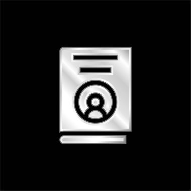 Gümüş kaplama metalik simge