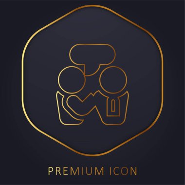 Öfke Altın Hat prim logosu veya simgesi