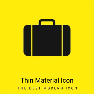 Siyah Yük Aracı Minimum Parlak Sarı Madde simgesi