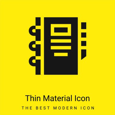 Gündem en az parlak sarı madde simgesi