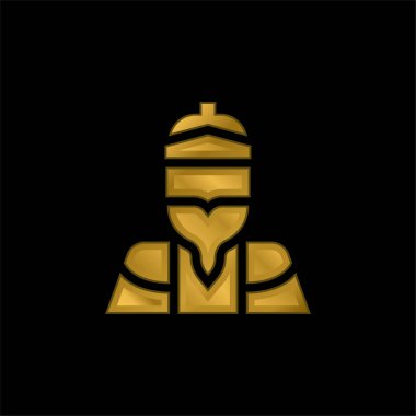 Balthazar altın kaplama metalik simge veya logo vektörü