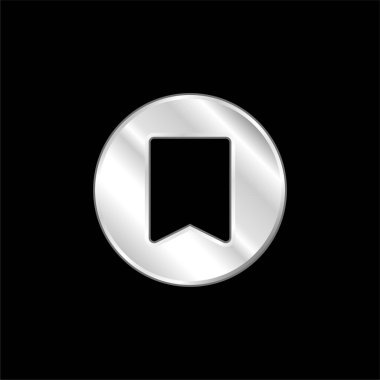 Yer imi gümüş kaplama metalik simge