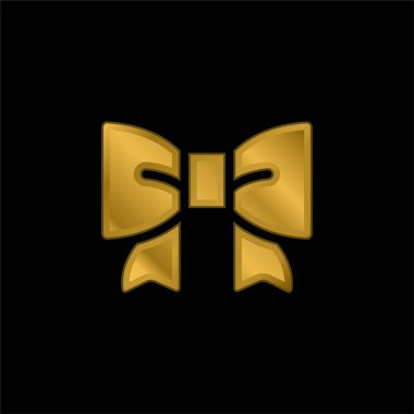 Baş altın kaplama metalik simge veya logo vektörü