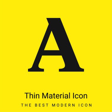 Academia Edu minimal bright yellow material icon clipart