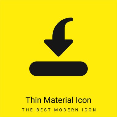Asgari açık sarı malzeme simgesi
