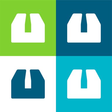 Kutu Düzlüğü 4 renk en küçük simge kümesi